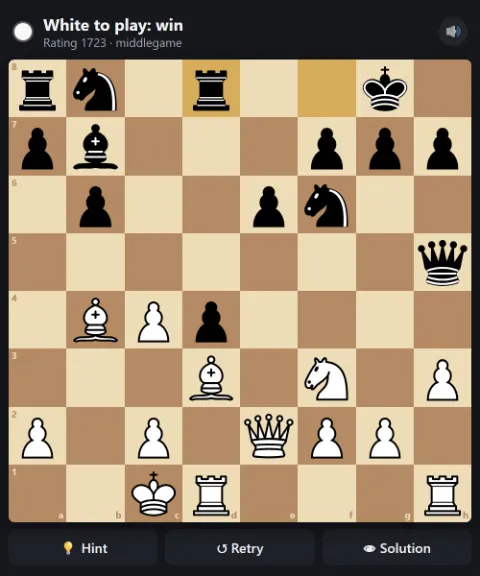 White to play and win