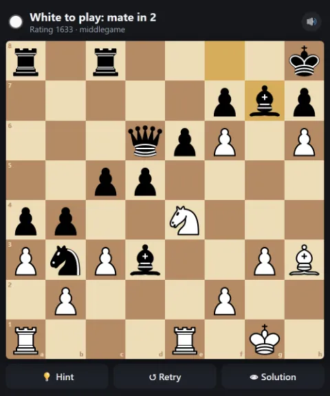 White to play and mate in 2