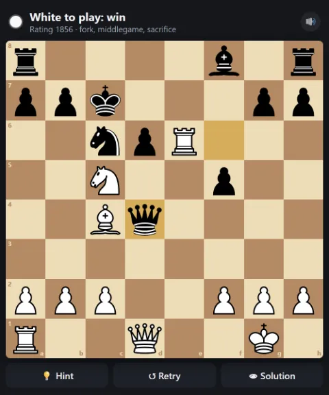 White to play and win